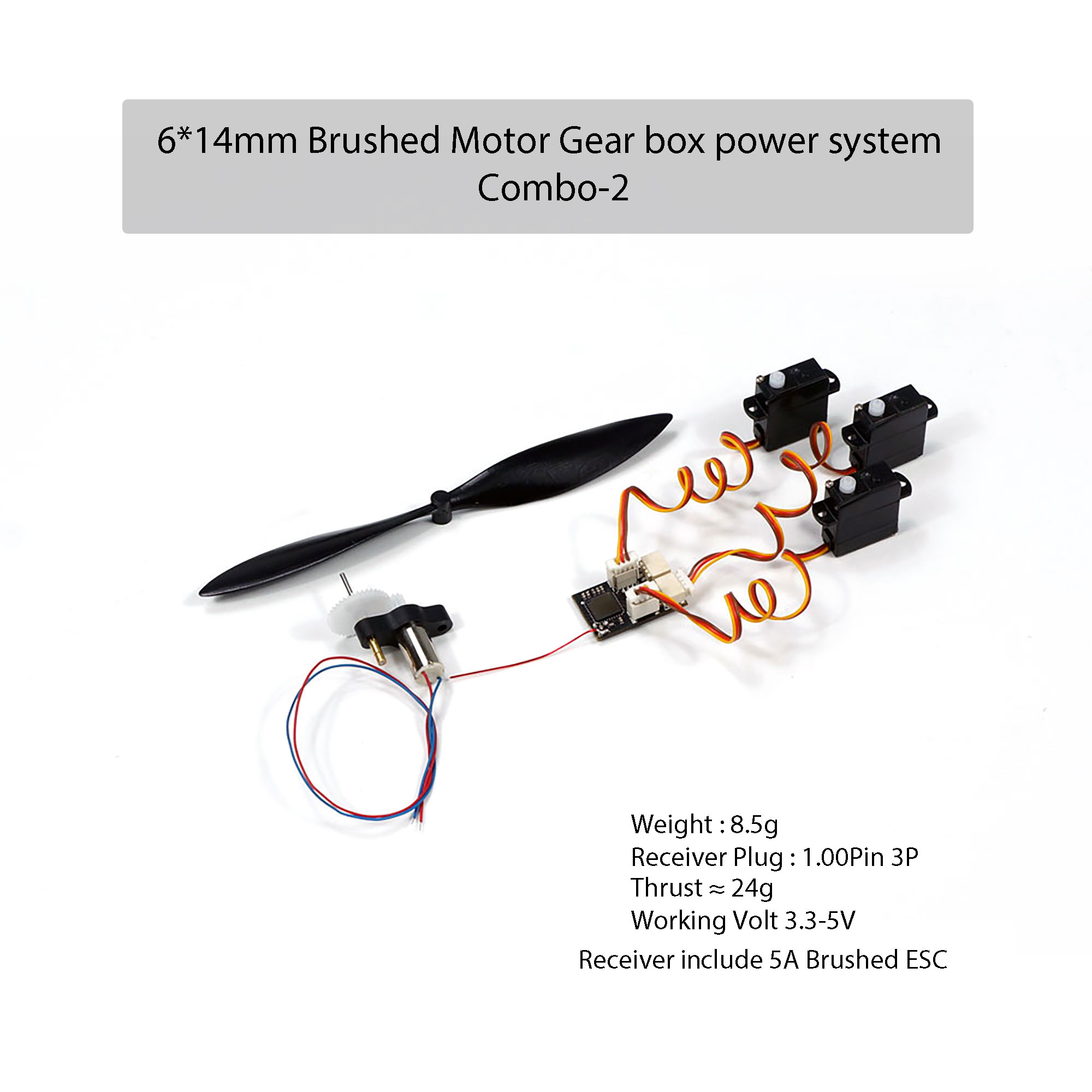 AEORC 6x14 Bürstenmotor-Combo  – Brushless Motor Thrust Test Stand Bewertung und Preis